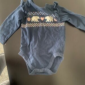 Garanimals Dark Blue Baby Onesie